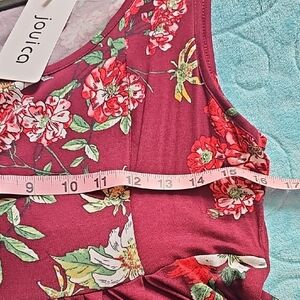 Women's Floral Dress - Maroon